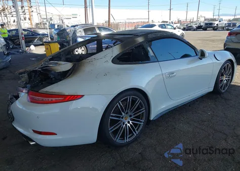 2015 Porsche 911 Carrera 4S z USA, uszkodzony, nr VIN WP0AB2A96FS125976